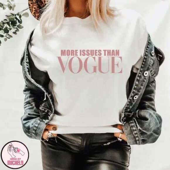 More issues than Vogue Graphic WhiteT-Shirt - Picture 3 of 5